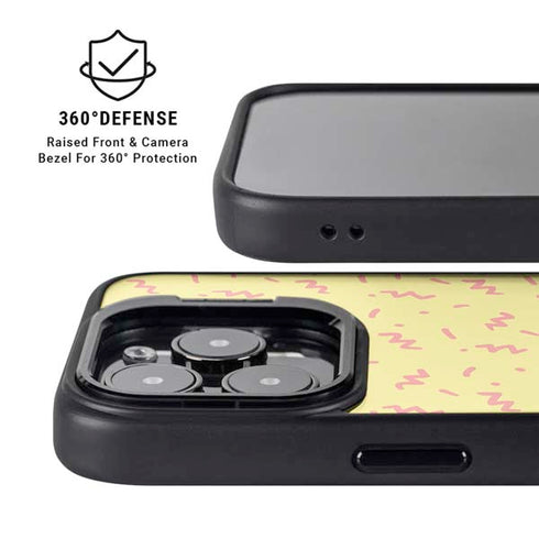 Yellow Spring iPhone 15 Pro Kickstand Case